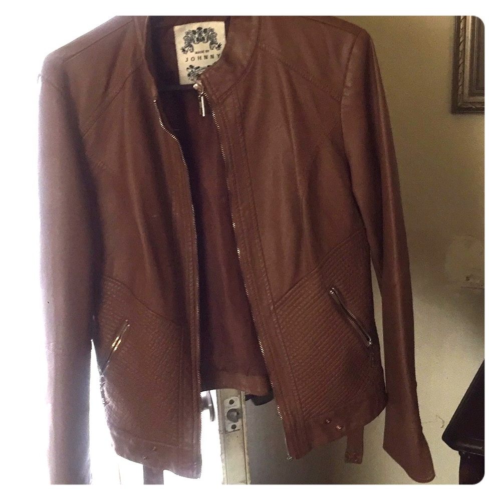 Leather jacket